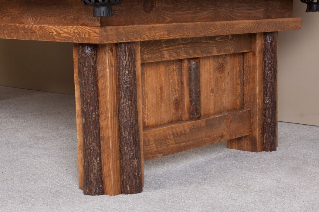 Sawtooth Hickory Pool Table Viking Log Furniture