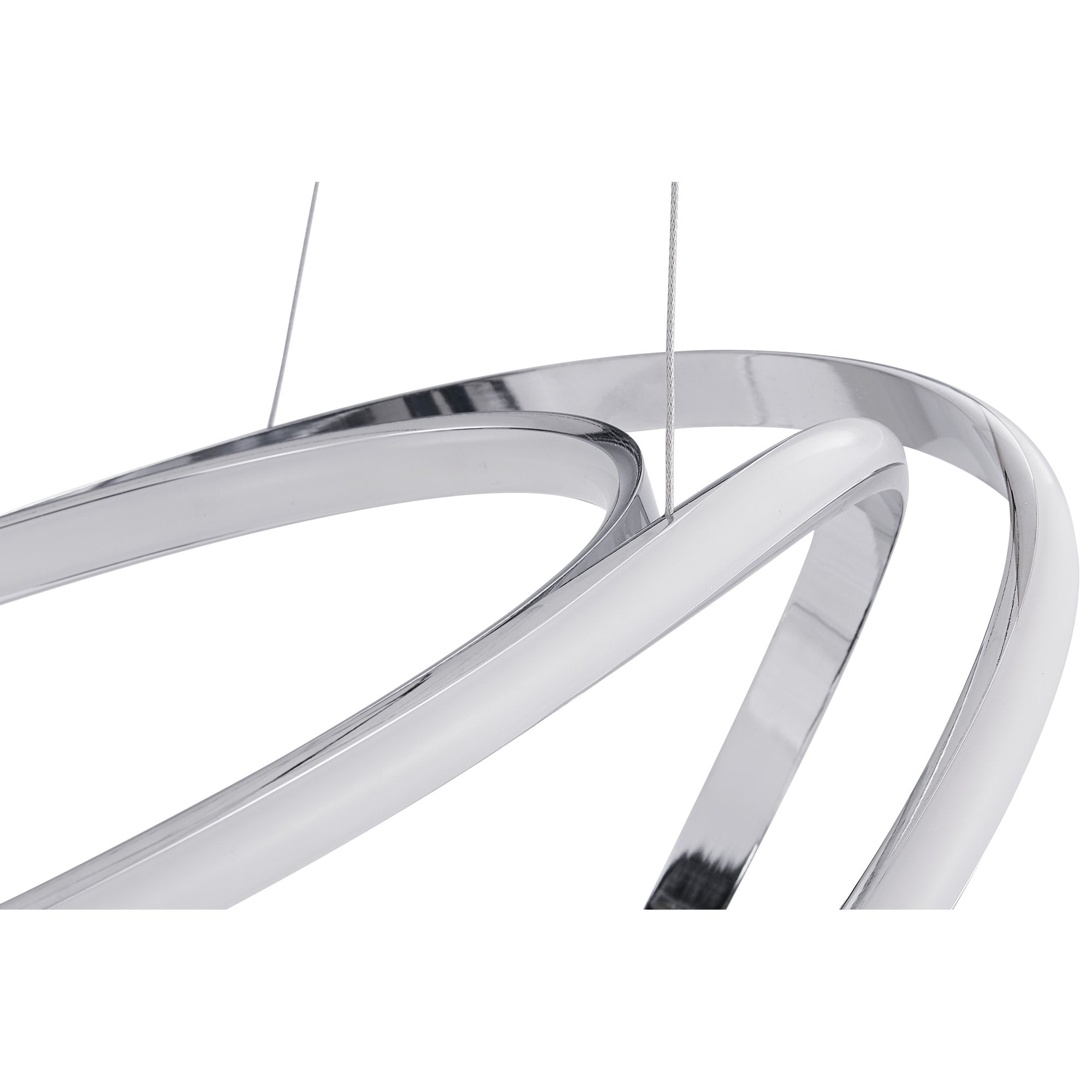 Finesse Decor Moscow LED Chandelier // Chrome