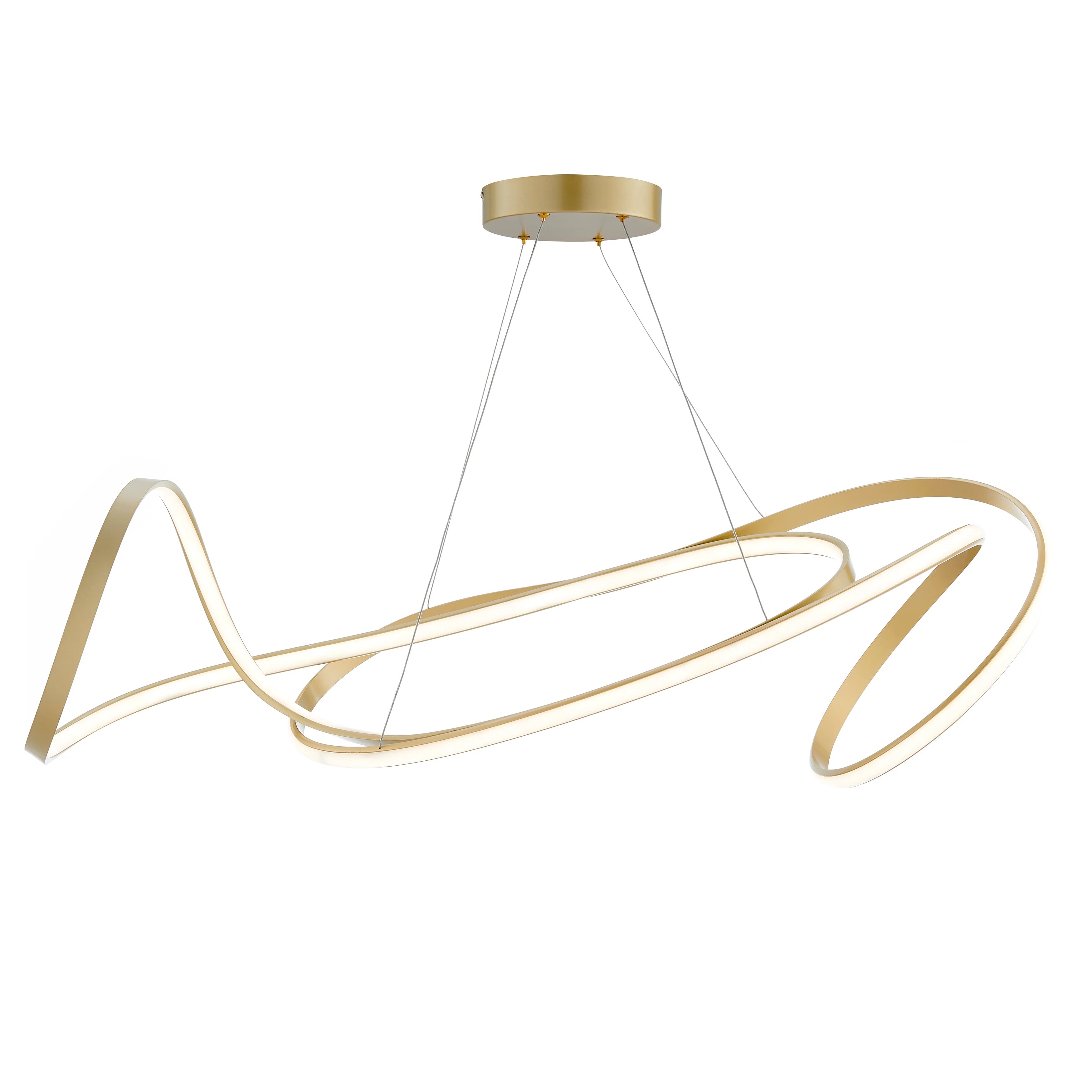Finesse Decor Moscow LED Chandelier // Gold