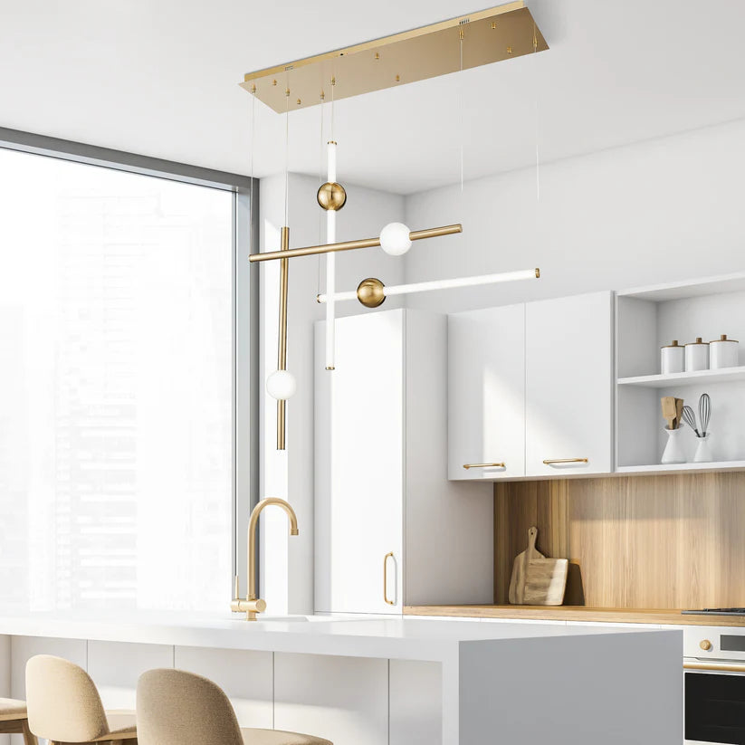 Finesse Decor Galileo Chandelier // Bronze