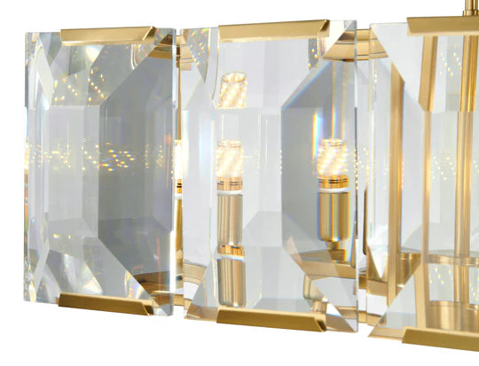 Finesse Decor Schumann Symphony 53" Rectangular Chandelier