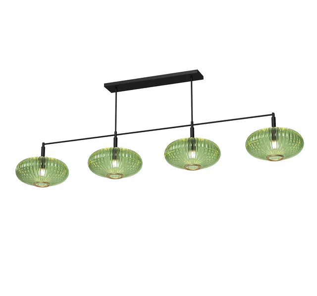 PRO66 - Prohibition 4 Glass Shade 65" Fixture