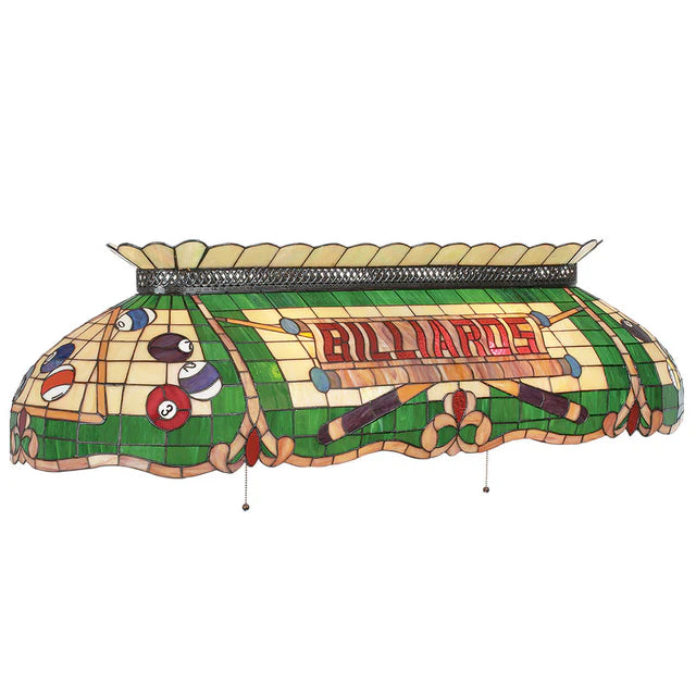 CF50 BILLIARDS - Stained Glass Billiard Light Fixture