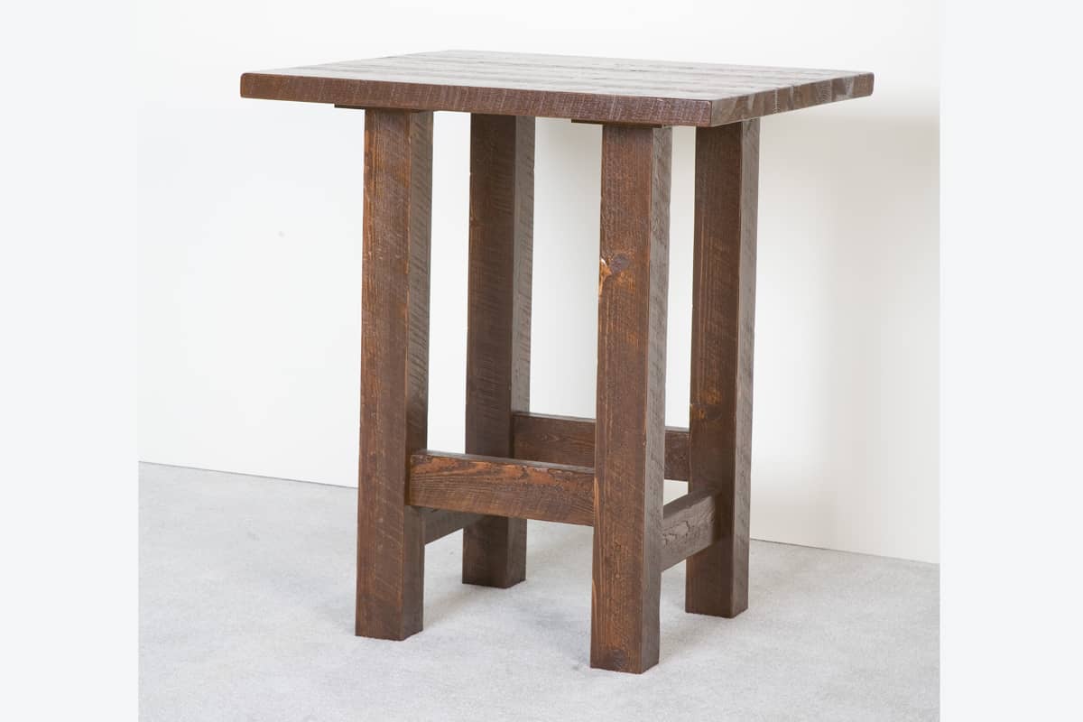 Barnwood Pub Table Viking Log Furniture