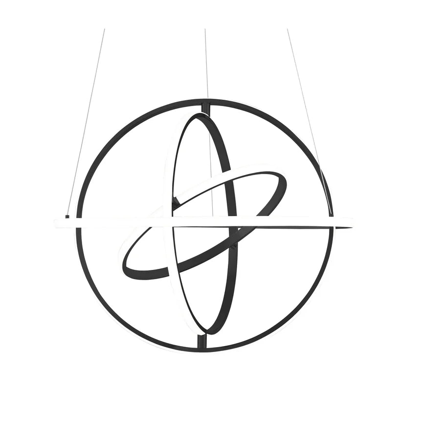 Finesse Decor Oxford LED Adjustable Chandelier // Chrome