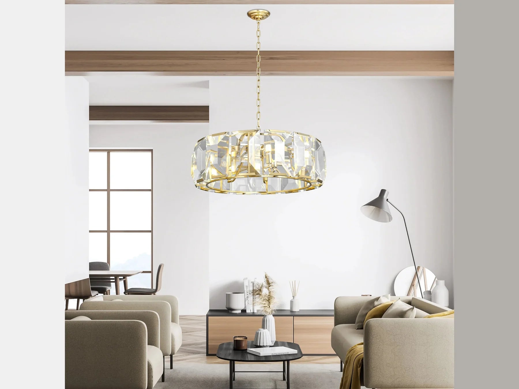 Finesse Decor Schumann Symphony 30"D Chandelier