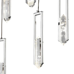 Finesse Decor Elysian 10 Light Chandelier // Chrome