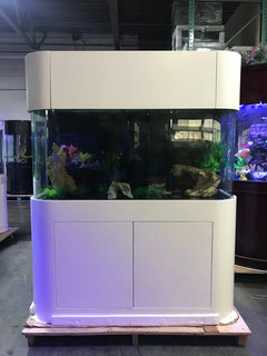 Panoramic Reef-Ready Aquarium Set in White