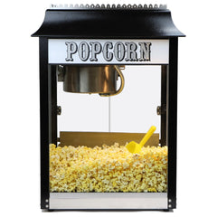 1911 8 Ounce Black & Chrome Popcorn Machine by Paragon