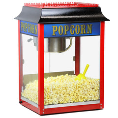 1911 8 Ounce Black & Chrome Popcorn Machine by Paragon