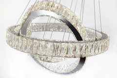 Finesse Decor Crystal Elegance LED Chandelier // 2 Ovals