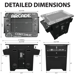 Creative Arcades 2P Cocktail Arcade Machine