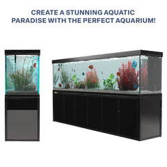 Aqua Dream 500 Gallon Tempered Glass Aquarium Black