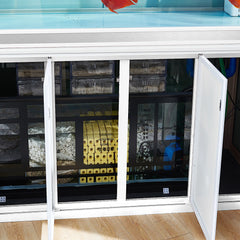 Aqua Dream 260 Gallon White and Silver Tempered Glass Aquarium