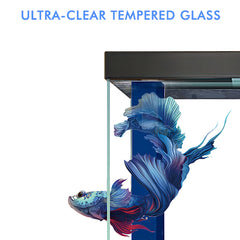 Aqua Dream Fish Tank 400 Gallon Tempered Glass Aquarium Black