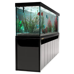 Aqua Dream Fish Tank 600 Gallon Aquarium Tempered Glass Black