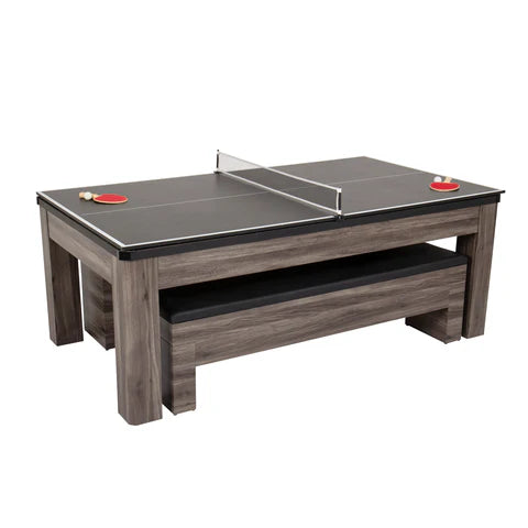 Atomic Northport 3-in-1 Dining Table with Air-Powered Hockey and Table Tennis