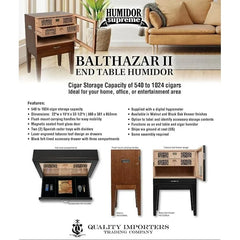 Humidor Supreme® Balthazar II End Table Humidor