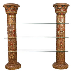 Egyptian Columns of Luxor Shelves Design Toscano