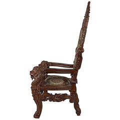 The Lord Raffles Lion Throne Chair Design Toscano