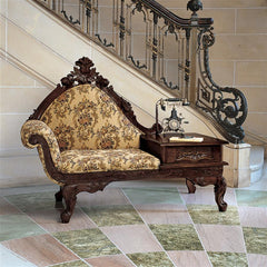 Victorian-Style Gossip Bench Design Toscano