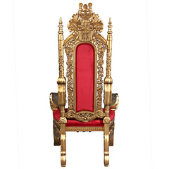 Golden Lord Raffles Lion Throne Chair Design Toscano