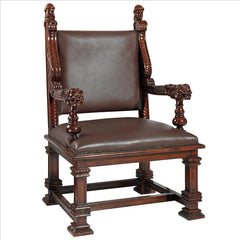 Lord Cumberland's Royal Throne Chair Design Toscano