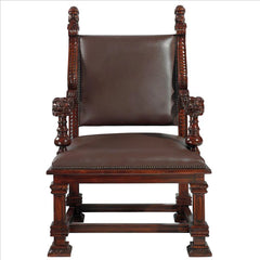 Lord Cumberland's Royal Throne Chair Design Toscano