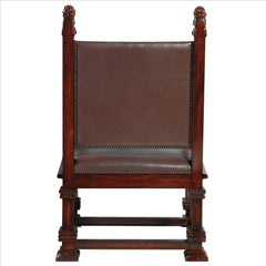 Lord Cumberland's Royal Throne Chair Design Toscano