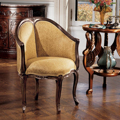 Louis XV Fauteuil de Bureau Chair Design Toscano