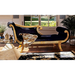 Cleopatra Neoclassical Chaise Sofa Design Toscano