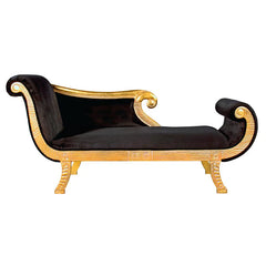 Cleopatra Neoclassical Chaise Sofa Design Toscano