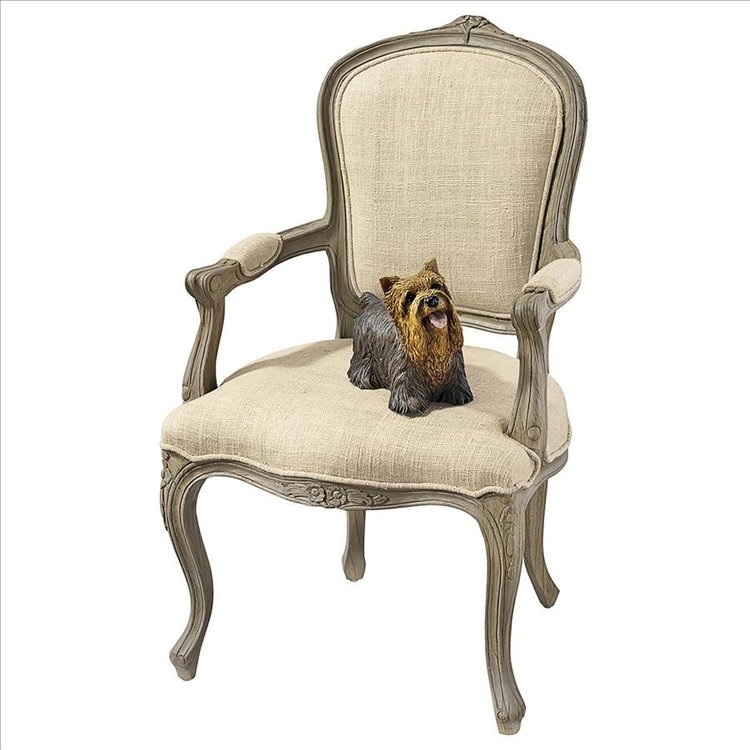 The Carlisle Louis XV Open Armchair: Each Design Toscano