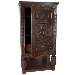 Coat of Arms Gothic Revival Armoire Design Toscano