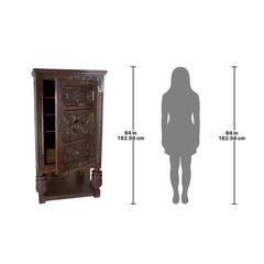 Coat of Arms Gothic Revival Armoire Design Toscano