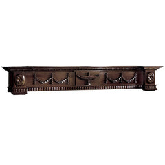 The Dunbridge Soupiere Mantel Wall Pediment Design Toscano