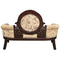Victorian Cameo-Backed Sofa Couch Design Toscano