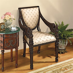 St. Gabriel Neoclassical Armchair Design Toscano