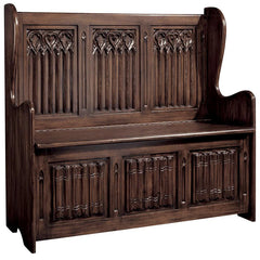 Kylemore Abbey Gothic Bench Design Toscano