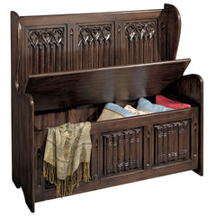 Kylemore Abbey Gothic Bench Design Toscano