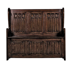 Kylemore Abbey Gothic Bench Design Toscano