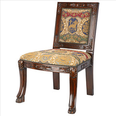 Beardsley Heraldic Lion Side Chair: Each Design Toscano