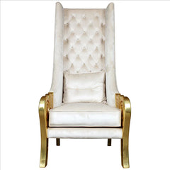 Eros Golden Winged Contemporary Throne Chair Design Toscano