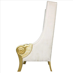 Eros Golden Winged Contemporary Throne Chair Design Toscano