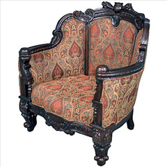 Gentlemen’s Drawing Room Armchair Design Toscano