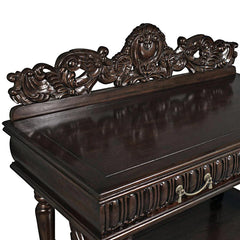 The Lord Raffles Winged Lion Buffet Table Design Toscano