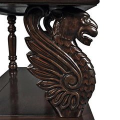 The Lord Raffles Winged Lion Buffet Table Design Toscano