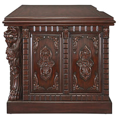 Lord Raffles Lion Executive Desk Design Toscano