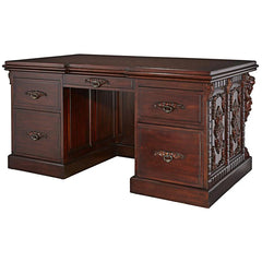 Lord Raffles Lion Executive Desk Design Toscano