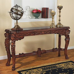 Lord Raffles Grand Hall Lion Leg Console Design Toscano